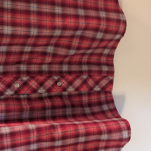 Vintage Men's XL Wrangler Pearl Snap Shirt - Short Sleeve - Picture 6 of 6